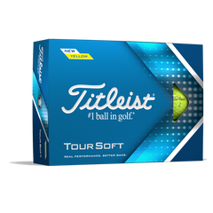 Pelota Titleist New Tour Soft Yellow 2022