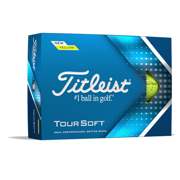 Pelota Titleist New Tour Soft Yellow 2022