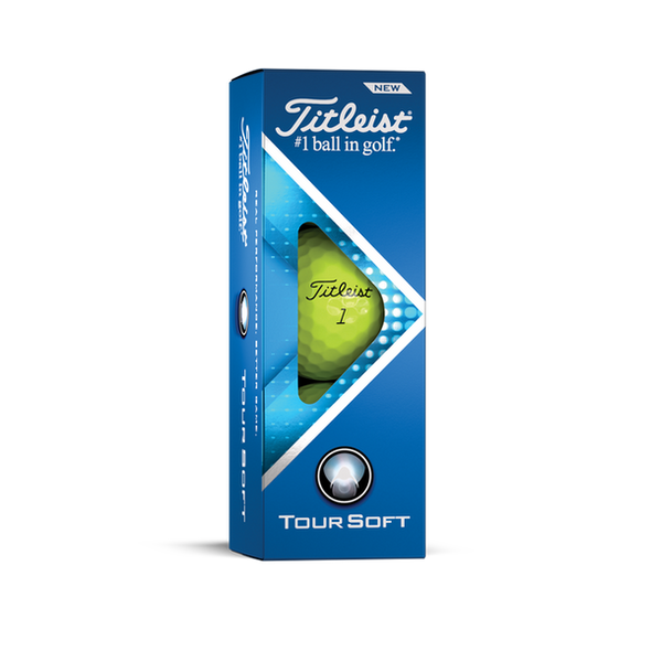 Pelota Titleist New Tour Soft Yellow 2022