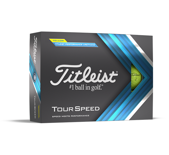 Pelota Titleist New Tour Speed Yellow 2022