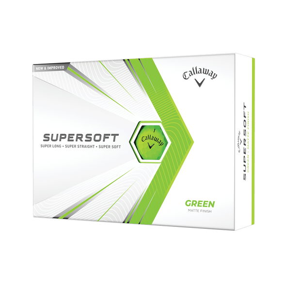 Pelota Callaway Supersoft Matte Green