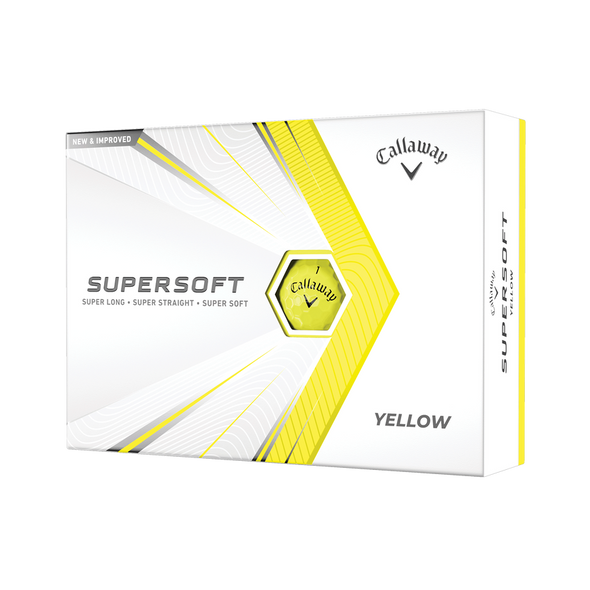 Pelota Callaway Supersoft Yellow