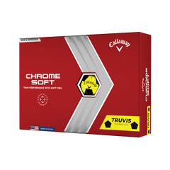 Pelota Callaway Chrome Soft Truvis Black Yellow