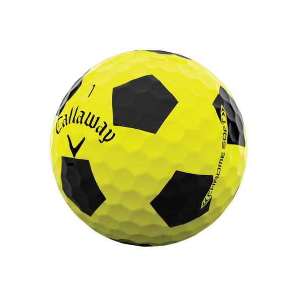 Pelota Callaway Chrome Soft Truvis Black Yellow