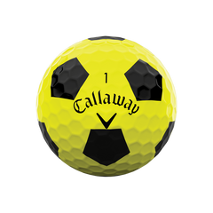 Pelota Callaway Chrome Soft Truvis Black Yellow