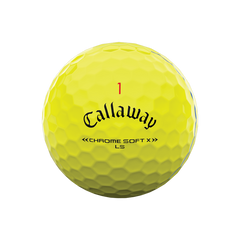 Pelota Callaway Chrome Soft X LS Triple Track  Yellow