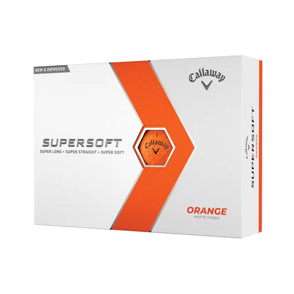 Pelota Callaway Supersoft Matte 23 Orange