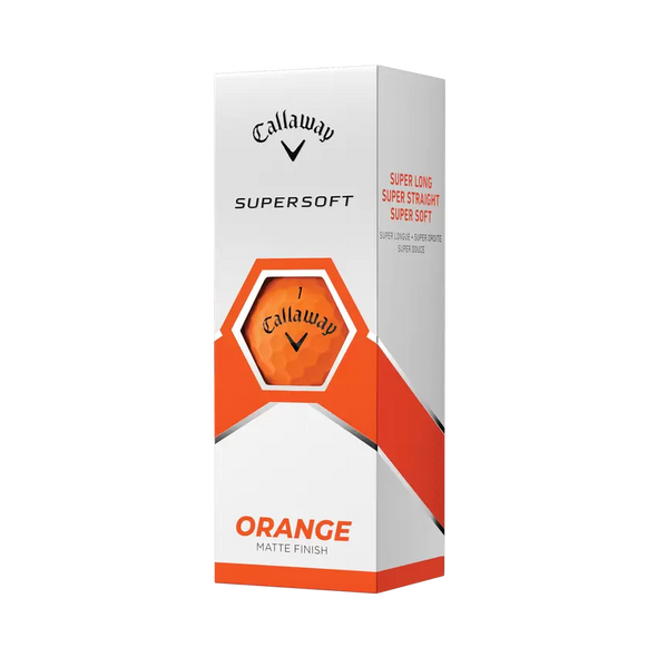 Pelota Callaway Supersoft Matte 23 Orange