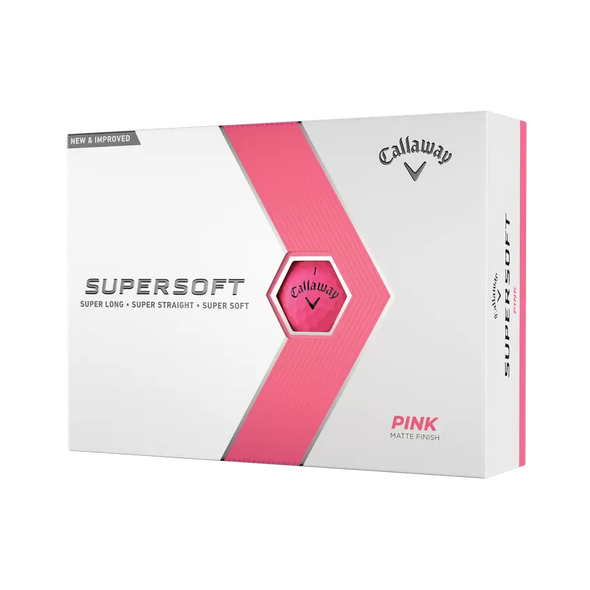 Pelota Callaway Supersoft Matte 23 Pink