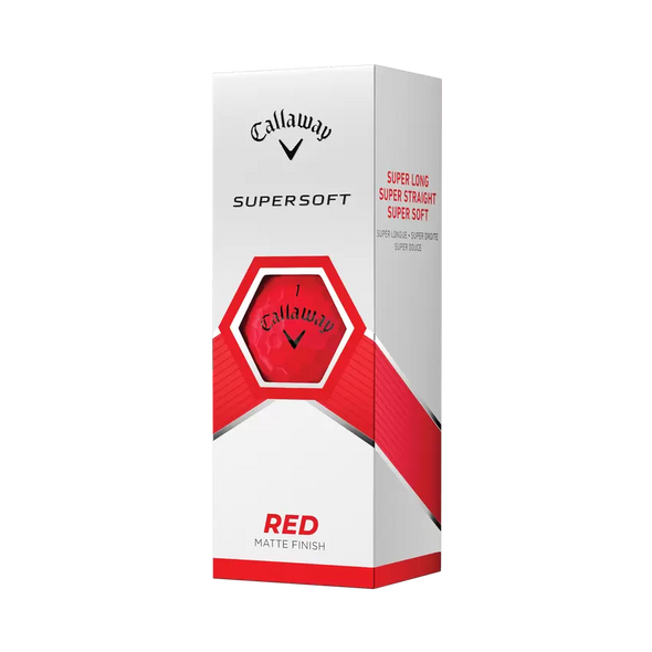 Pelota Callaway Supersoft Matte 23 Red